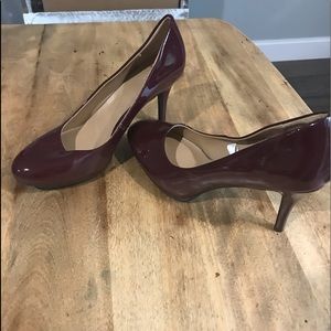 Burgundy heels